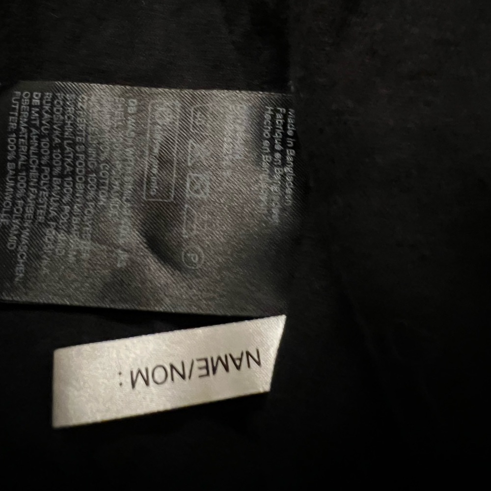 H&M kids bomber jacket black Size 13-14 youth - Picture 4 of 7